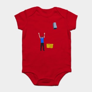 The official Jon Solomon Recycling Show shirt Baby Bodysuit